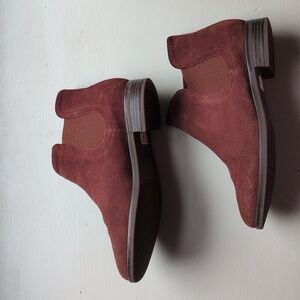 Suede Brown Ankle Boots